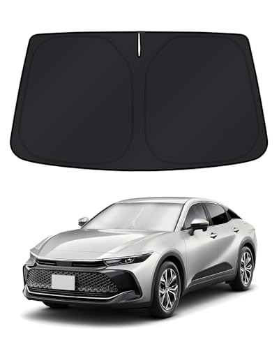 Image of KUST Windshield Sun Shade for Toyota Crown 2023 2024 2025 2026 Accessories Window Sunshade Sun Visor Protector Foldable Blocks UV Rays Keep Your Car Cooler