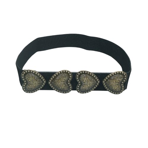 Fcnjsao Handmade Embroidery Waistband Retros Styles Waist Belt Party Accessory Belt for Fashion Enthusiasts