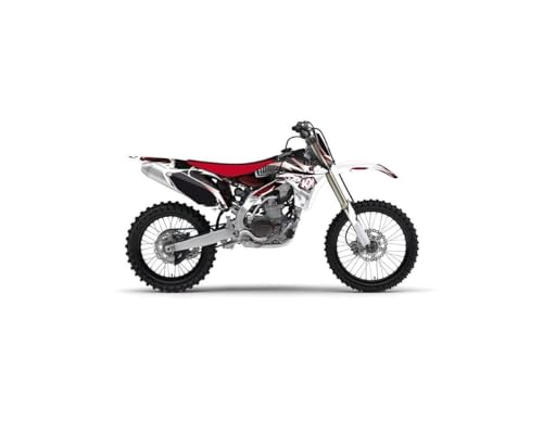 Kit déco moto cross Yamaha 125 YZ rouge : habillage complet pour carénage