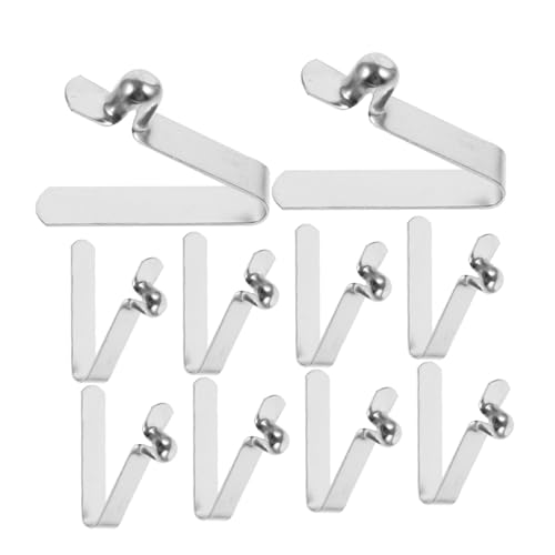 IWOWHERO Tent Pole Push Button Spring Clips 20pcs Spring Snaps for Kayak Pole Repair