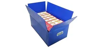 Saffguard Corrugated Plastic Packaging Box for Office & Home (Pack of 3 Large Boxes)