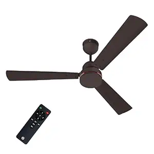 CG Eco 28 | 1200mm Ceiling Fan | BEE 5 Star | BLDC | High Air delivery | Wider Blades | High speed | Anti-rust | Upto 65% Energy Saving | with RF Remote (E28-SmokeBrown)