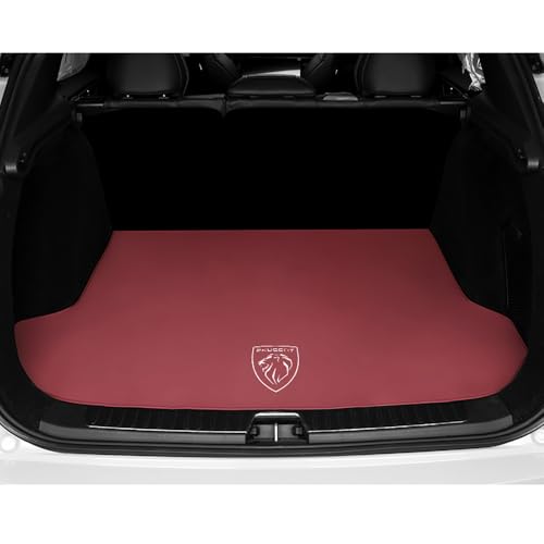 車のトランクマット プジョー 5008 RCZ 206 607 405 リフター 5 シート208 GT 用 3D カーゴマット ラゲッジマット 防水 滑り防止 耐汚れ ラゲージトレイ 保護パーツ カスタム 車のトランクマット 車種専用設計 ラゲッジマット