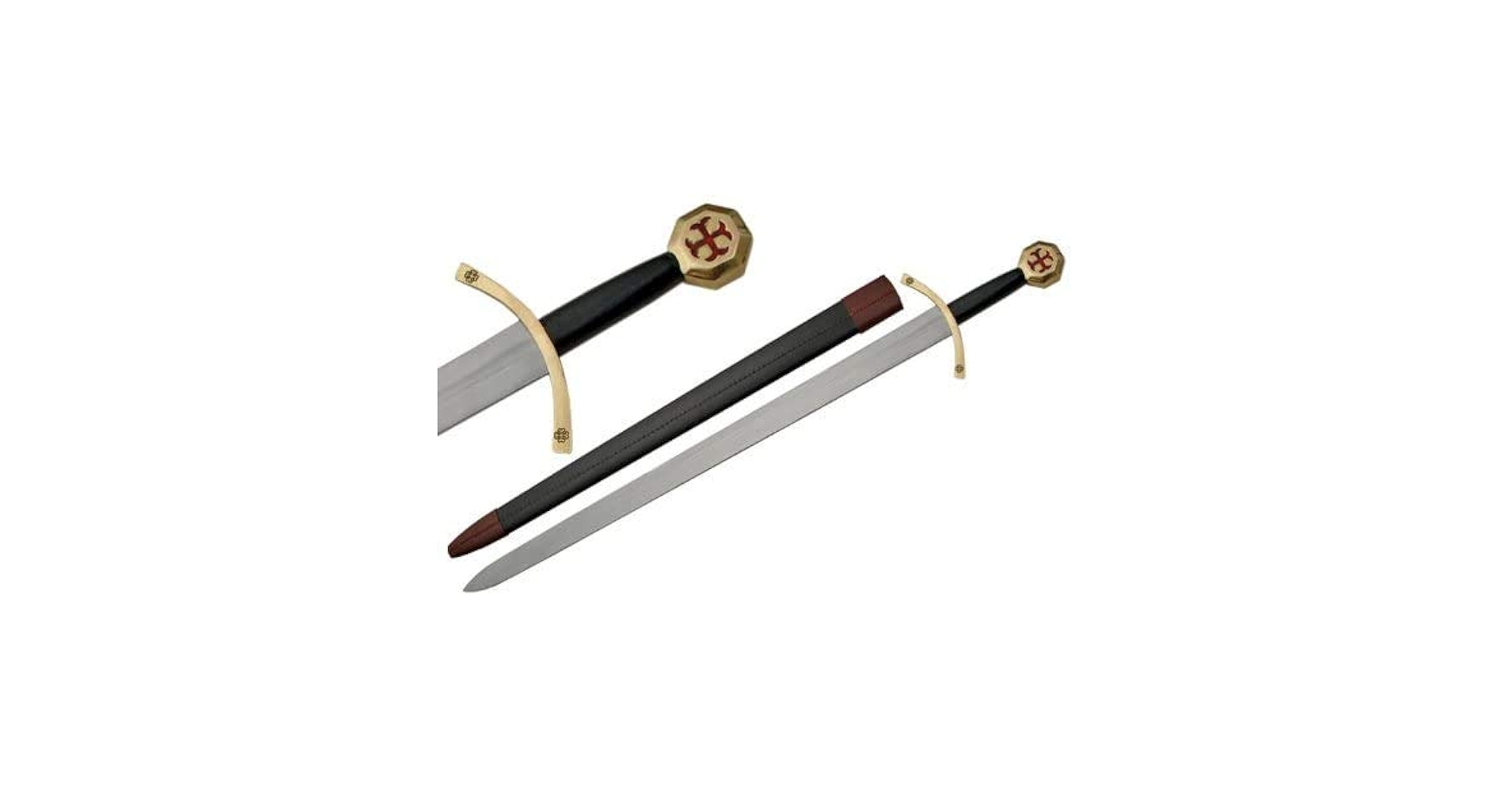 小物 Knights Templar brass sword chain Knights Templar Regalia - Sword Belt Chain with Hook
