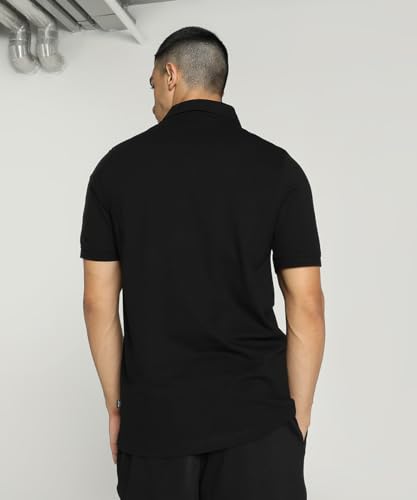 Image of Puma Men Cotton Solid Regular Fit T-Shirt