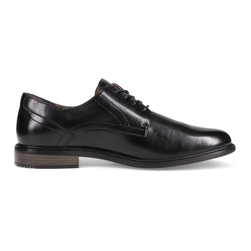 Gunnar and Troy Thorsson Oxford Mens Dress Shoes | PU Leather Classic Wingtip Oxford for Men | Cushioned Dual Density Footbed Tuxedo Shoes | Ironhide Black2