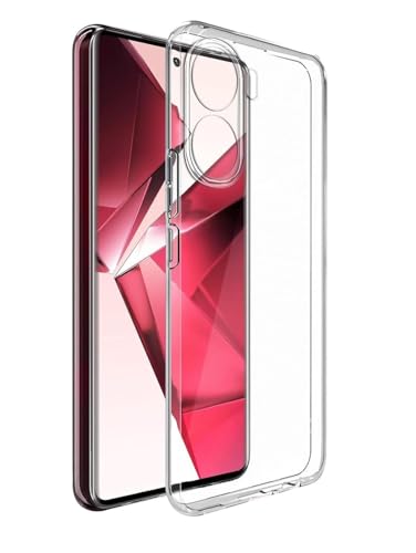 Image of COVERBLACK Rubber Back Cover for Vivo V2303 / Vivo V29e 5G - Transparent