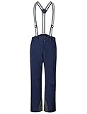 AOLI RAY Herren Skihose Wasserdicht Gefüttert Hosenträger Ski Hosen Wanderhose Outdoorhose Schneehose Snowboardhose Winddicht Winter Outdoorhose Dunkelblau M