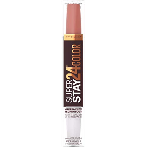Maybelline Superstay 24, 2-Step Liquid Lipstick, Coffee Edition, Caramel Crush #TOP2