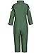 Kids Fighter Pilot Costume - Air Force Flight Suit with Aviator Sunglasses & Tag & Belt for Boys Girls Roleplay Dress Up 6-7 Years