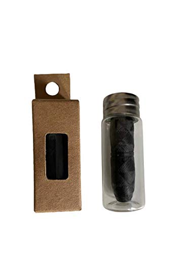 Bamboo Vegan Dental Floss Charcoal Infused Zero Waste Eco Biodegradable Minty