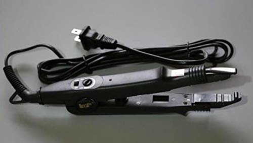 Miniatura 4 de "JR611-Black-A Set" - Herramienta de termostato de extensión de cabello de fusión PTC de hierro sin rastro, alicates de calefacción, conector de