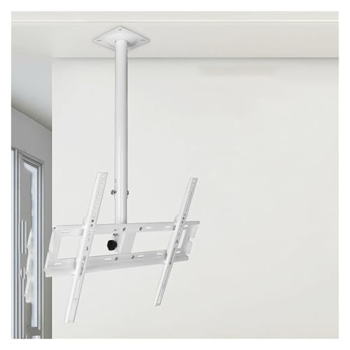 Support plafond TV 32-55 pouces VESA 400x400 inclinable et pivotant en métal