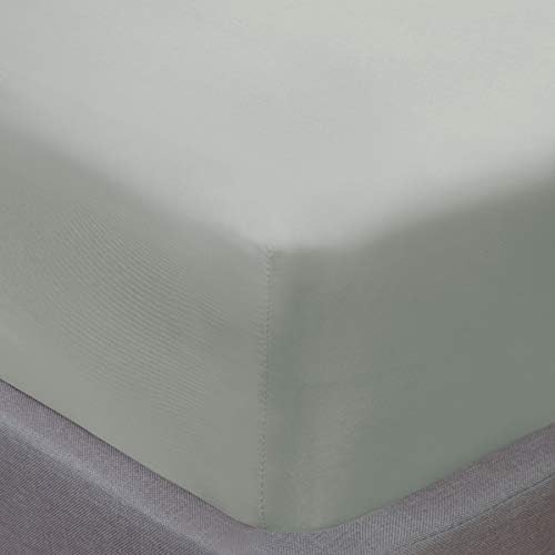 Sleepdown Fitted Sheet Super Soft Plain Dyed Thermal Warm Cosy Bedding Bedsheet Bed Linen 32cm Deep - 140cm x 200cm - Navy