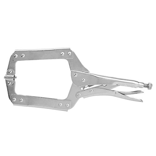 C Shaped Locking Pliers, Locking C Clamp, 14inch Alloy Steel Locking Welding Clamp, Locking Pliers, CShaped Woodworking Quick, Locking Jaw Pliers