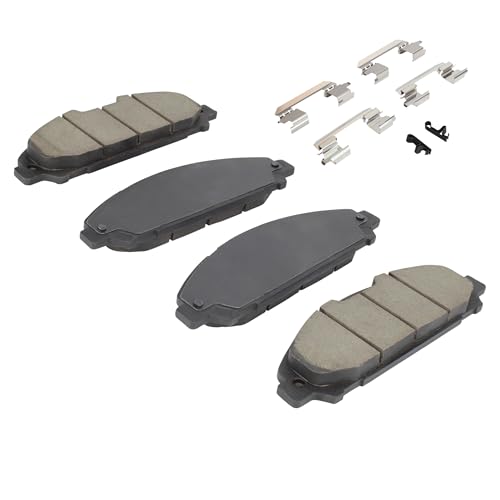 Image of QUALITY-BUILT Front Ceramic Brake Pads, Premium 1001-1791C, Compatible with 2015-2023 Ford Mustang
