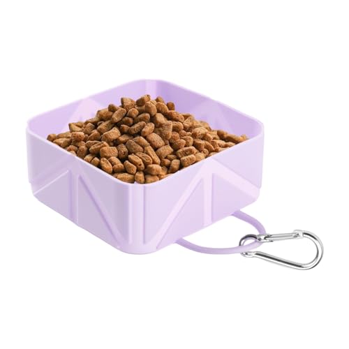 Ciotola per cani da viaggio | Ciotola pieghevole per animali domestici | 500 ml ciotola trasportabile per cani gatti coniglio barca auto attività all'aperto escursionismo campeggio viaggi
