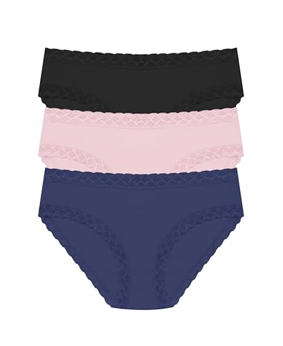 Image of Natori womens Bliss Girl Brief 3-pack Panties, Bliss Girl Brief 3-pack Panties
