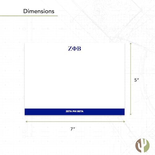 Image of Desert Cactus Zeta Phi Beta Notecards ZPB ZPhiB Divine 9 Stationery Cardstock 10 Pack Includes Envelopes Memo Party Thank You (Notecard Design D)