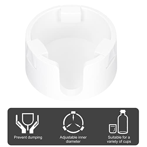 Portavasos fijo ARTIBETTER para carro y escritorio blanco miniatura 6