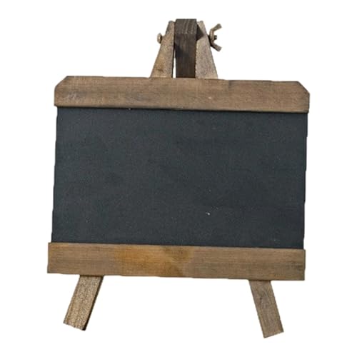 Woideklu Tabletop Chalkboard Sign Wood Blackboard Menu Board Chalk Board for Cafe Business Office