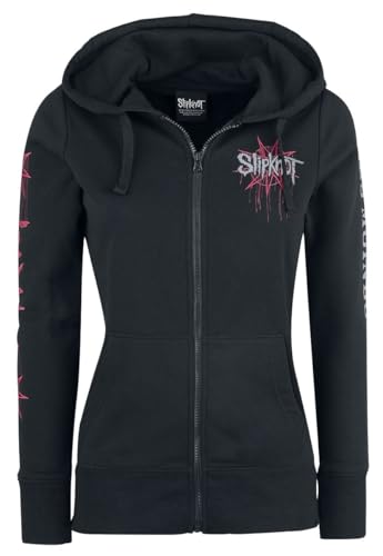 Slipknot Iowa Star Femme Sweat-Shirt zippé à Capuche Noir L