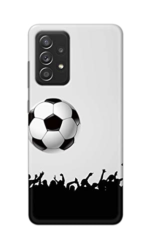 Image of Printed Hard Back Cover Case for Samsung Galaxy A52 | A52 5G | Samsung Galaxy A52s 5G Back Cover (Football Icon) -702