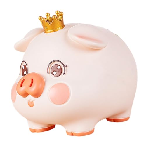 CIYODO Salvadanaio Maiale Resistente Forma Adorabile Contenitore Monete per Decorazione Casa Compleanno e Natale