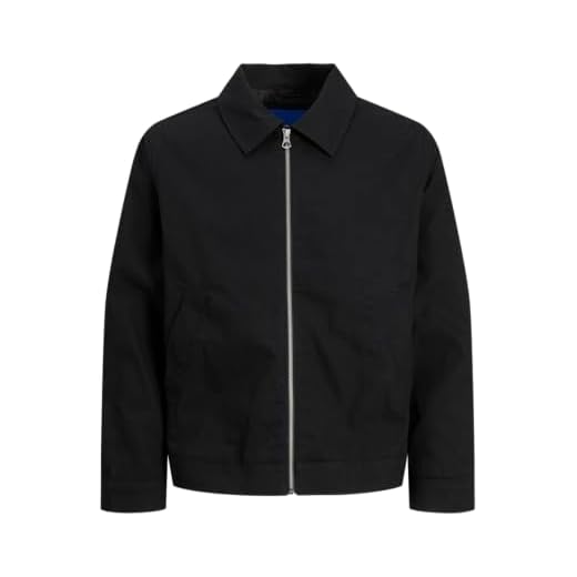 Jack & Jones Jjerush Bomber Noos Chaqueta, Negro, M para Hombre