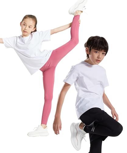 Sports Shirt, Short Sleeve Activewear Lightweight Breathable Cool Feeling Fabric Tech, Training Tee for Kids 6-12Y2