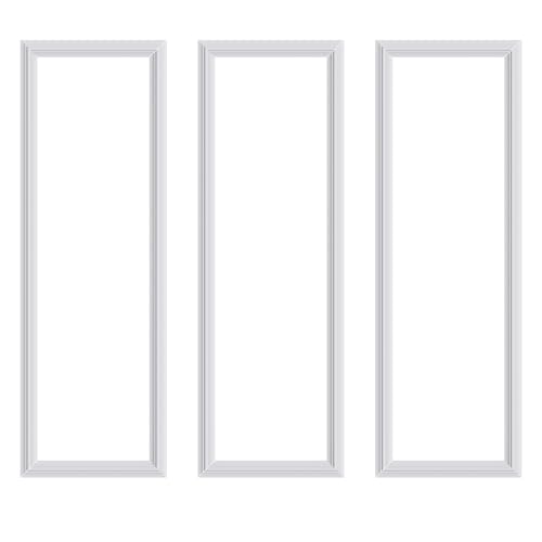 KTINITK 3 PCS Premade Wainscoting Panels Accent Wall Panels For