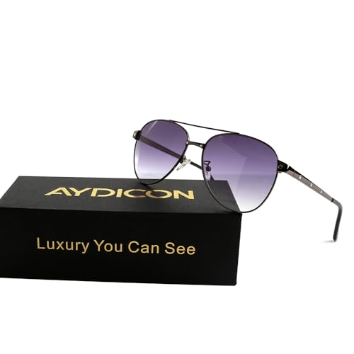 Aydicon Trendy Gun Grey Oval Polarized Men's Sunglasses UV 400 Protection MB1409 by Aydicon - Used condition - Image 4