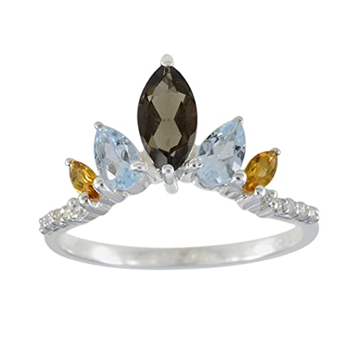 Bague mère en argent 925 et oxydes de zirconium : le cadeau d'anniversaire parfait