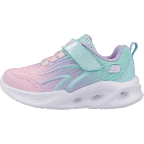 Baskets basses enfant Skechers sola glow color br - vue 8
