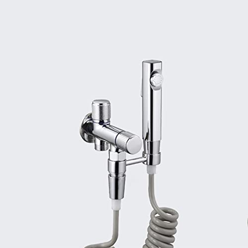 Robinet froid toilette bidet douche spray avec pulvérisateur mural double poignée