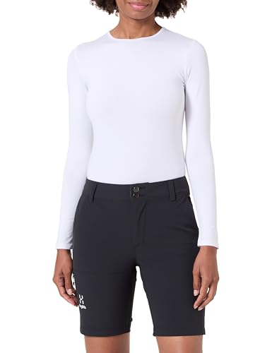Shorts de sport femme Haglöfs Morän en softshell stretch pour randonnée