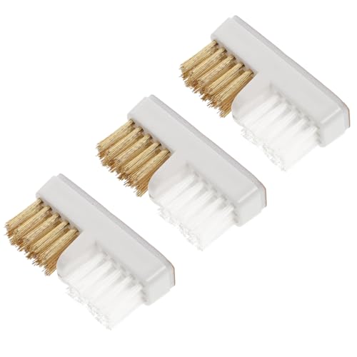 CIMAXIC Nail Drill Bit Cleaning Brush Copper Wire Nail Beauty Wire Brush for Deep Cleaning Drill Head Cleaner Tool with Adhesive Back for Convenient Manicure Maintenance