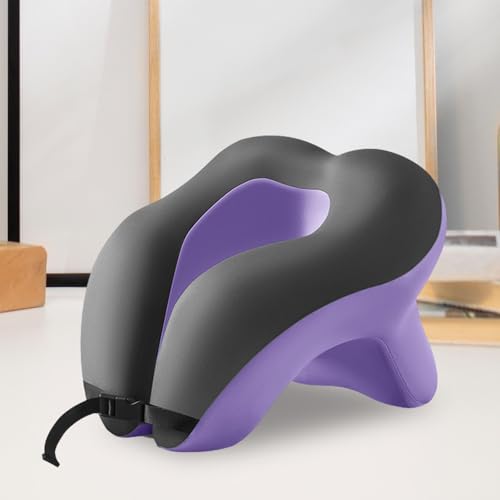 Oreiller cervical calme en mousse pour bureau violet - 7