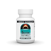 Algopix Similar Product 10 - Source naturals Biotin Fast Melt Hair
