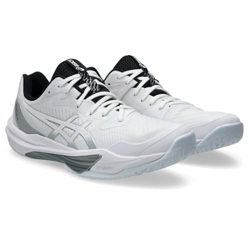 Image of ASICS Men's Sky Elite FF 3 Volleyball Shoe, 105 (White /White), 30.5 cm 2E