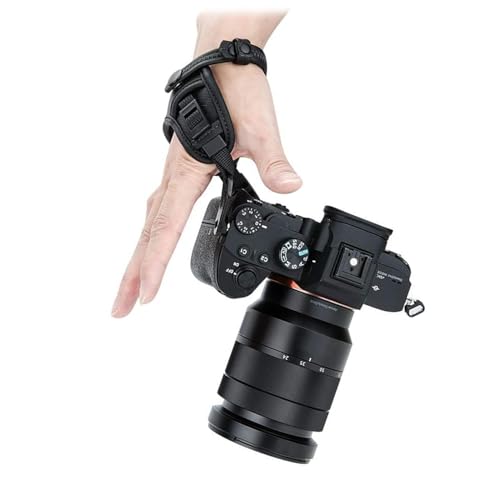 LimoStudio (1 Pack) Camera Hand Straps, Padded Wrist Grip for DSLR Cameras, Premium Microfiber Synthetic Leather, AGG3441
