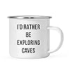 NA Grappig schrullig hobby 10oz. RVS kampvuur koffiemok geschenk, ik zou lieber holten verkennen, 1-pak, verjaardag…