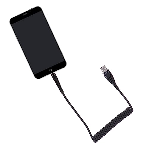 Housoutil 3pcs Useful Data Line Telescopic Charging Cable Portable Data Line Vintage Picture Frames USB Chargers USB b Cable Charging Cable for USB Cable Cell Phone Retractable Cable