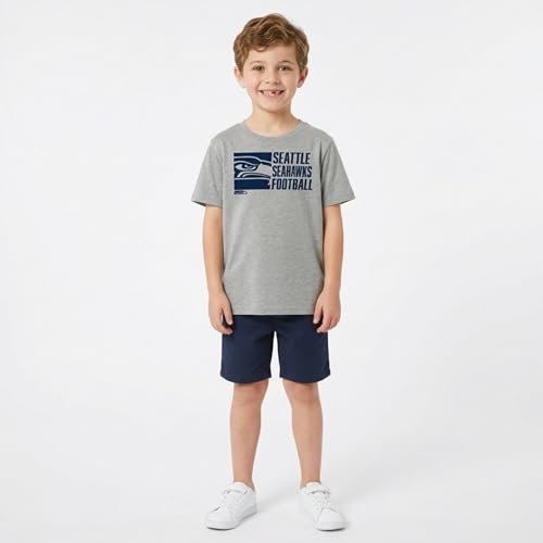 Camiseta Seattle Seahawks gris de algodon comodo contra el sudor 2