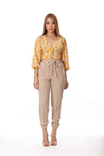 Calça Clara arruda Cós Laço 10053-44 - Vermelho