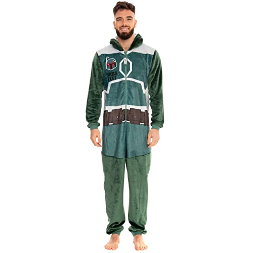 STAR WARS Mens Boba Fett Onesie Nightwear For Adults2