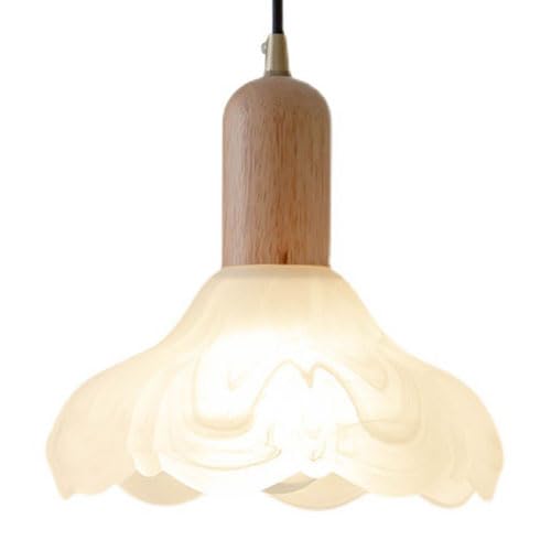 Lustre de style industriel moderne en verre pour illuminer une salle à manger