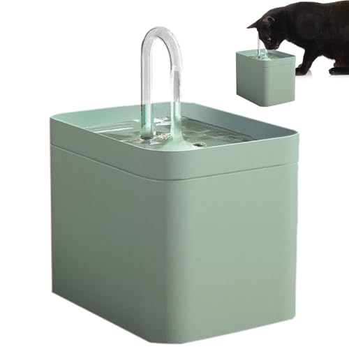 Fontana Per Animali Domestici Abbeveratoio Senza Fili Ultra Silenzioso 1,5 L Cani Gatti Filtro