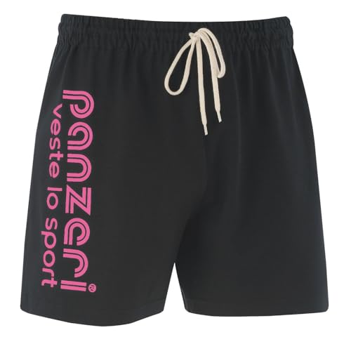 panzeri Short Uni A - Noir/Rose Fluo