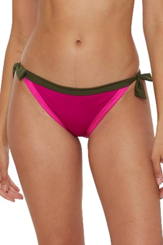 Trina Turk Women's Monaco Colorblock Tie Side Bikini Bottom, Cheeky Coverage, Swimwear Separates